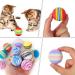 12 Pcs Cat Toys Balls Interactive Kitten Toys Rainbow Cat Balls Colorful Foam Balls for Pet Cat Kitten Dog Puppy Chase Training Sports Indoor Outdoor Activity Amusement Park - Buy Online on GoSupps.com