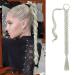 Sofeiyan Long Braid Ponytail Extension with Hair Tie Straight Sleek Wrap Around Hair Extensions Braid Pony Tail Fluffy Natural Soft Synthetic Hairpieces for Women Daily Wear 26 inch-Silver Mist Grey 26 Inch (Pack of 1) Silver Mist Grey