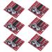 6 Pack Mini L298N DC Motor Driver, MELIFE MX1508 Mini Dual Channel 1.5A 1.5A 2 Way PWM Speed Controller Dual H-Bridge Replace Stepper 6pack