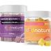 Kind Nature Vitamin B2 Riboflavin 400mg & 2-in-1 Magnesium Glycinate & Citrate Gummies for Adults & Kids - Vitamin B2 400mg & Magnesium Glycinate 400mg & Magnesium Citrate 1000mg Chewable Gummies
