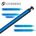 CUEDESG Carbon Fiber Pool Cue Stick 10.5mm/11.8mm/12.5mm Low Deflection Pool Stick Professional Cue Stick with Case(3/8-8 Teeth) Black-10.5mm - Buy Online on GoSupps.com