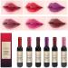 Wine Lipstick Set | Matte Long Lasting Waterproof Lip Tint & Gloss | 6 Colors for Women & Moms - Buy Online on GoSupps.com