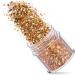 Holographic Nail Art Glitters - Gold & Silver Sequins for 3D Nail Designs - 5 Boxes of Acrylic Powder Dust Flakes for Manicure & Crafts - Buy Online on GoSupps.com