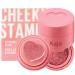 Kaja Blush - Cheeky Stamp | Gift  7 Shades  Buildable & Blendable Shade with Heart-shaped Applicator  Rosy Finish  01 Coy  0.17 Oz