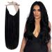 Vivien Wire Real Hair Extensions Remy Wire Extensions Real Hair Black Hair Grossing Extensions With Wire #1 80g 14 inch/35cm 3-1 Wire #1