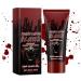 Mimoqk Fake Blood Washable Fake Blood Fake Blood Gel | Halloween Fake Blood Makeup Vampire Accessories and Makeup Special Makeup 1.76 Oz Washable for Fake Nosebleed