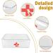 Gzsekken Dog Medicine Storage Box First Aid Empty Box for Pet Clear Medicine Storage Box with Lid Dog Medicine Box Medicine Storage Chest for Dog Cat or Rabbit for Travel Camping Car Emergency - Buy Online on GoSupps.com