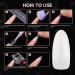 Makartt Oval Press On Nails - 500pcs Full Cover Acrylic Nail Tips in 10 Sizes - A-04 Natural Round Design - Buy Online on GoSupps.com