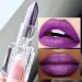 Women's Purple Lipstick Dual Color Shimmer Metallic Purple Silver Lipstick High Pigment Long Lasting Waterproof Shimmering Glossy Moisturizing Matte Finish  - Buy Online on GoSupps.com