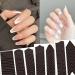 French Manicure Nail Stickers - 6 Sheets French Tip Nail Guides for DIY Nail Art - Buy Online on GoSupps.com