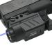 HILIGHT Enforcer Series Tactical LED Flashlight and Green Laser Sight or Blue Laser Sight | Green or Blue Dot Sight for Pistol  Airsoft Gun Lasers  Tactical Gear  Weaver or Picatinny Rail