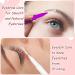 100Pcs Micro Eyebrow & Eyelash Comb Brush with Cap - Multifunctional Brow Lamination Spoolies for Eyebrows - Portable Brow Brushes for Extensions (5 Colors) - Buy Online on GoSupps.com