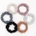 6pcs Pearl Hair Tie Elastic Beaded Scrunchies for Women and Girls - Buy Online on GoSupps.com