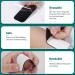 UNISOPH TENS Electrode Pads 20 pcs - Self Adhesive & Reusable for Muscle and Joint Pain Relief - Compatible with Most TENS Machines - 40x80mm - Buy Online on GoSupps.com