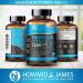 High Strength Magnesium Citrate 1480mg - 180 Vegan Capsules - 3 Month Supply - Made in The UK by Howard & James - Buy Online on GoSupps.com