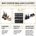 Cluster Lashes C Curl 16mm - 72 Clusters | B&Q Lash Extensions for DIY Volume Eyelash Clusters | Soft Wispy Individual Lashes for DIY at Home - C-16mm B17 - Buy Online on GoSupps.com