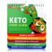 Keto Food Cheat Sheet Magnetic Cookbook Booklet Keto Recipe Book Planning Tool Chart Weight Loss Low Carb Ketogenic Meal Plan Recipes Fridge Reference Guide for Vegetable Meals Fruits