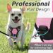 Eagloo Adjustable Dog Harness for Small Dogs - Anti-Train Reflective Strips Durable Pink XS for Walking & Jogging (1 Pack) - Buy Online on GoSupps.com