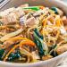 SUNGIVEN Organic Sweet Potato Glass Noodles - Korean Vermicelli Pasta for Japchae - 100% Sweet Potato Starch, Fat-Free, Gluten-Free - 14.11 Ounce - Buy Online on GoSupps.com