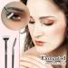 3PCS Folding Lash Brushes Set - Scalloped Mascara Fan Brush & Soft Eyebrow Comb - Eye Makeup Tools for Perfect Lash Application - Buy Online on GoSupps.com