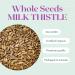 Milk Thistle Whole Seeds 200g Organic (Silybum marianum) Liver Support Supplement Digestive Support Digestive Tea By Dragonfly Herbs - Buy Online on GoSupps.com