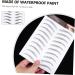 Abaodam 12 Sheets waterproof eyebrow stickers makeup stickers eyebrow stencils False Eyebrows Cosmetics edge - Buy Online on GoSupps.com