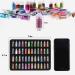 PHOGARY 48 Bottles Nail Art Decoration - Glitter Powder Sequins & Beads for DIY Nail Eye & Face Makeup - Buy Online on GoSupps.com