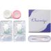 Charmiga Blue Colored Contact Lenses | Monthly Soft Lenses Without Prescription | Opaque 0.00 Dioptria | 2 Pieces + Accessories - Buy Online on GoSupps.com