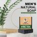 Natural Soap For Men Handmade Brightening Pine Tar Soap Men's Bar Of Soap Soap for Remove Refreshing Oil Control Brightening Pine Tar Soap With Dense Foam - Buy Online on GoSupps.com