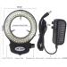 Adjustable 144 LED Ring Light Illuminator for Stereo Microscope - Black - Buy Online on GoSupps.com