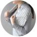 MAXTID Sensory Weighted Dual Texture Shoulder Wrap 4-Pounds for Adults 4 Pound Gray