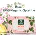 Organic Harvest Gentle Cleansing Rose Bathing Bar For Skin Moisturisation Ideal For All Skin Types 100% American Certified Organic Paraben & Sulphate Free 125gm - Buy Online on GoSupps.com