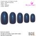 Buy False Nails Bling Art Grey Pearly Oval - 24 Medium Tips | High-Quality Artificial Nails for Elegant Nail Art - Buy Online on GoSupps.com