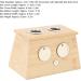 Buy Moxibustion Box - 2 Holes Bamboo Moxa Halter for Pain Relief & Healthcare | International Shipping - Buy Online on GoSupps.com