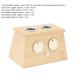 Ankroyu Moxibustion Box with 2 Holes - Bamboo Moxa Roller Rod Holder & Moxibustion Tool for All Moxa Rolls | International Shipping Available - Buy Online on GoSupps.com