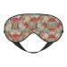 SSIMOO Leaves Print Ultra-Soft Light-Blocking Eye Mask for Optimal Comfort and Restful Sleep Black