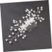 DOITOOL Side Hair Comb 1pc Bridal Headpieces for Wedding Crystal Hair Comb Hair Jewels for Women Wedding Hair Accessories Wedding Hair Comb for Bride Acrylic Hair Comb Hairpin White - Buy Online on GoSupps.com