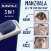 Manzrala All-in-One Bar Soap for Men - Natural Ingredients | Luxurious Blue Scent | 4.23oz (Pack of 3) - Buy Online on GoSupps.com