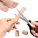 3Pcs Silicone Toe Protection Tubes - Cutable Gel Cushions for Corns & Calluses (S M L) - Buy Online on GoSupps.com