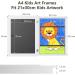 Durpar A4 Picture Frame for Kids' Drawings | 2-Piece Front Opening Art Frame - Holds 150 Pictures - Buy Online on GoSupps.com