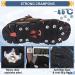 Trusiel Shoe Spikes - 11 Most Clamps Crampon for Ice and Snow - Black Slip-On Spikes for Outdoor Sports & Climbing - Buy Online on GoSupps.com