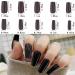 LoveOurHome 15 Colors Medium Square Press on Nails Kit - 360pc Full Cover Artificial Fingernails for Women and Girls - Buy Online on GoSupps.com