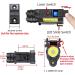 COSMOING Rail Mounted Green Laser Light Combo & 600 Lumen Strobe Pistol Flashlight - Quick Release for Pistols - Buy Online on GoSupps.com