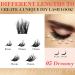 Cluster Eyelash Extensions - 165 PCS Wispy DIY Individual Lashes Soft Mink False Eyelashes with Super Thin Band - C-8-16 Mixed Tray - Buy Online on GoSupps.com