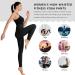 DAYOUNG Women's Yoga Pants with Pockets | High Waist Tummy Control Leggings | 4 Way Stretch for Workout Running | Black, Small - Buy Online on GoSupps.com
