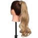 Sego 43cm Wavy Ponytail Hair Extension - Hell Ash Brown & Bleach Blonde Mix | Synthetic Hair Piece for Women - Buy Online on GoSupps.com