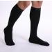 Doc Miller Compression Socks - 15-20mmHg Graduated Compression for Women & Men | Improve Circulation & Alleviate Varicose Veins Black Medium - Buy Online on GoSupps.com