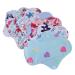 Hemoton 7pcs Womans Panties Womens Pads Bamboo Charcoal Cloth Panty Liners Reusable Pads Reusable Period Pads Cloth Pad Storage Bag Menstrual Pad Washable Fabric Women's