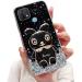 Tivenfezk nadoli for oppo realme c21 hare hidden stand shell caricature glitter rabbits stand soft silicone bling cell phone case transparent protective cover opo realme c21 black