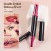 Lip Balm Brush Applicator | Dual-ended Makeup Brush - Dual-ended Lipstick Blending Brush Round And Flat Head Makeup Brush With Dust-Proof Lid - Buy Online on GoSupps.com